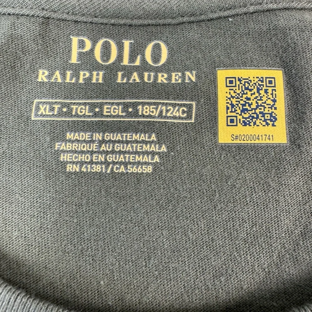Polo Ralph Lauren Army Green RL67 Cotton S/S Mens T Shirt Size XLT NWT